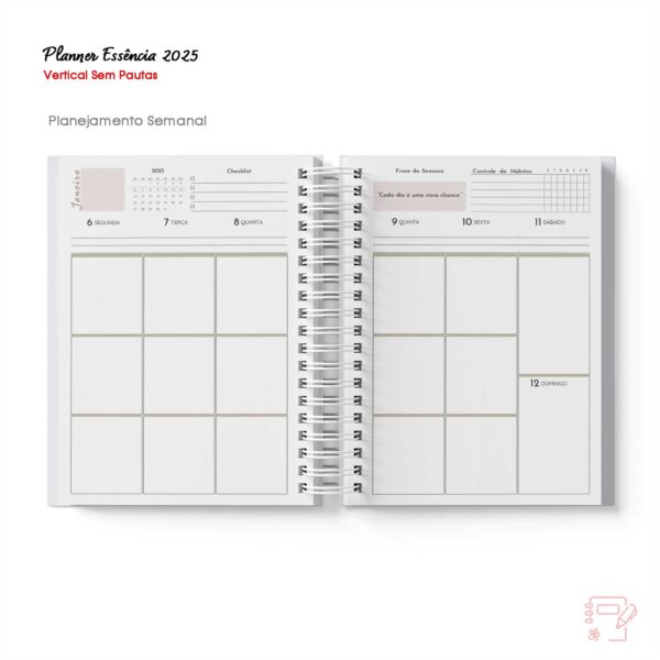 Planner Essência 2025 - Rosê - Imagem 2