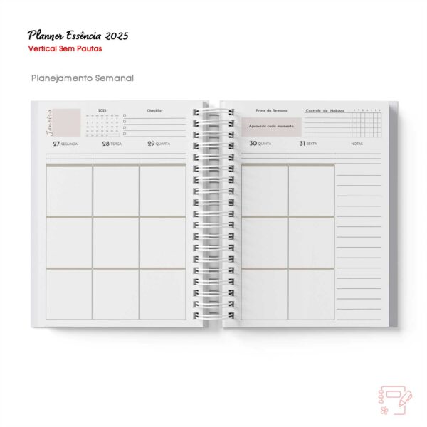 Planner Essência 2025 - Neutro - Imagem 2