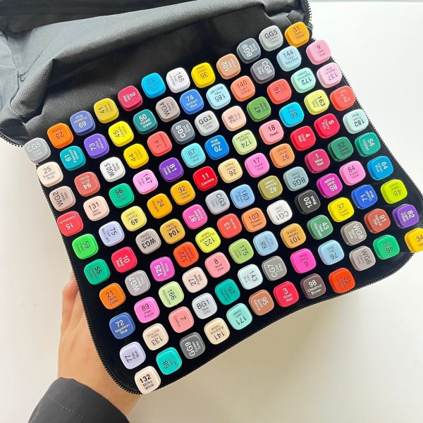 Kit Canetas para Colorir 120  Cores + Livro de Colorir Ursinho - Imagem 4