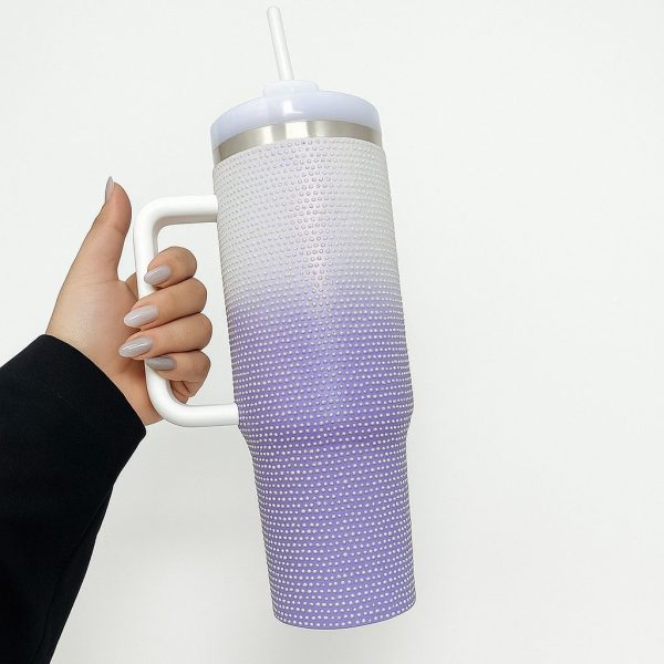 Garrafa com Canudo 1,200ml - Strass - Imagem 4