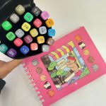 Kit Canetas para Colorir 24 Cores + Livro de Colorir Ursinho - Imagem 3