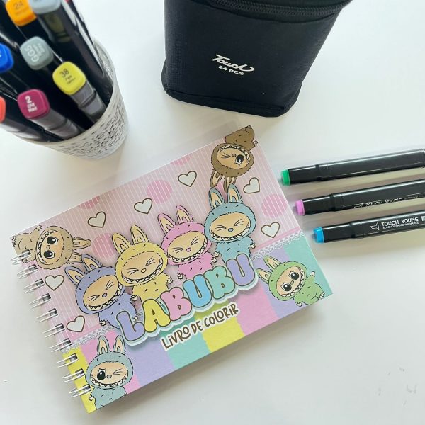 Livro de Colorir Labubu - Imagem 1