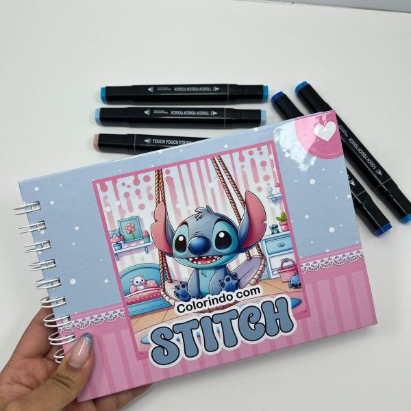 Caderno de Colorir - Stitch - Imagem 1