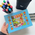 Kit Canetas para Colorir 24 Cores + Livro de Colorir Ursinho - Imagem 5