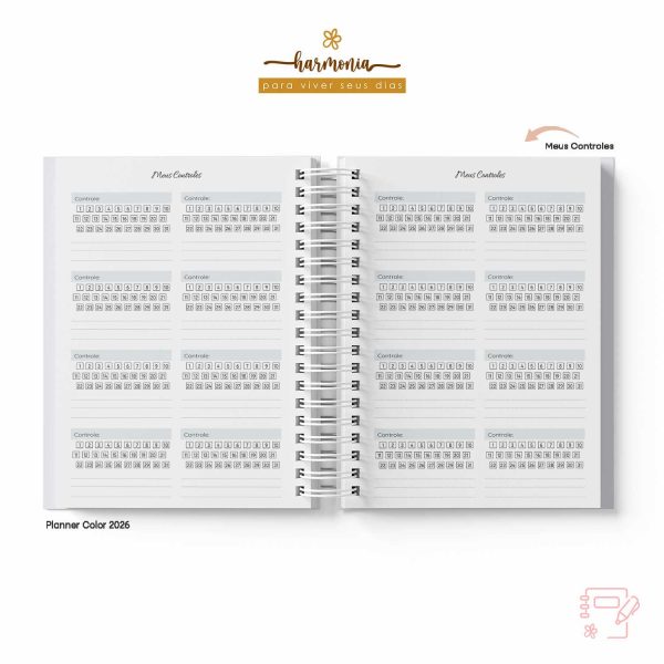 Planner Personalizado 2026 - Harmonia - Color - Imagem 25
