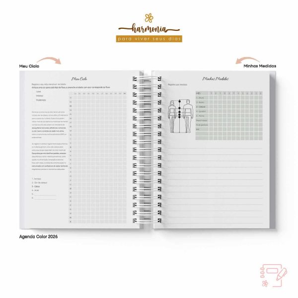 Agenda Personalizada 2026 - Harmonia - Color - Imagem 20