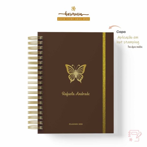 Planner Personalizado 2026 - Harmonia - Neutro - Imagem 1