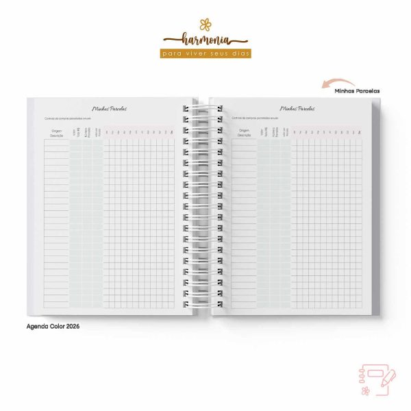 Agenda Personalizada 2026 - Harmonia - Color - Imagem 22