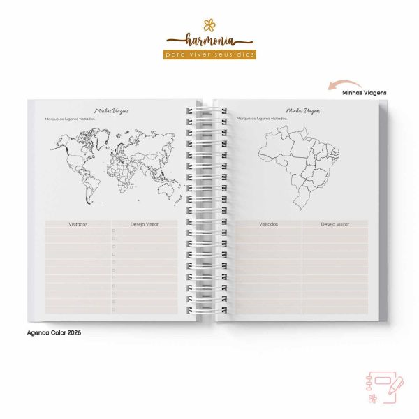 Agenda Personalizada 2026 - Harmonia - Color - Imagem 23