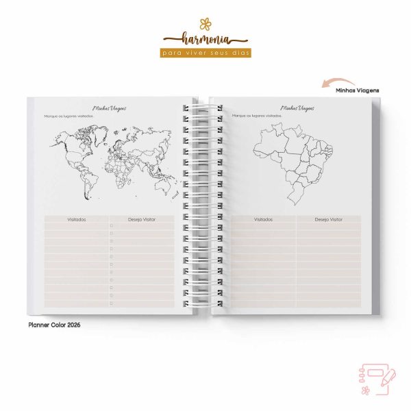 Planner Personalizado 2026 - Harmonia - Color - Imagem 29