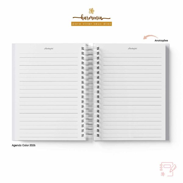 Agenda Personalizada 2026 - Harmonia - Color - Imagem 24