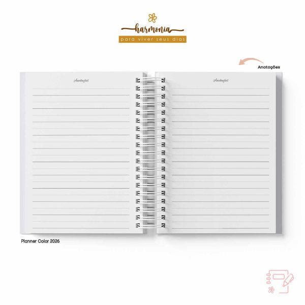 Planner Personalizado 2026 - Harmonia - Color - Imagem 30