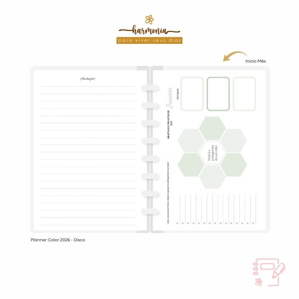Planner Fichário em Couro - Harmonia - Color - Imagem 26
