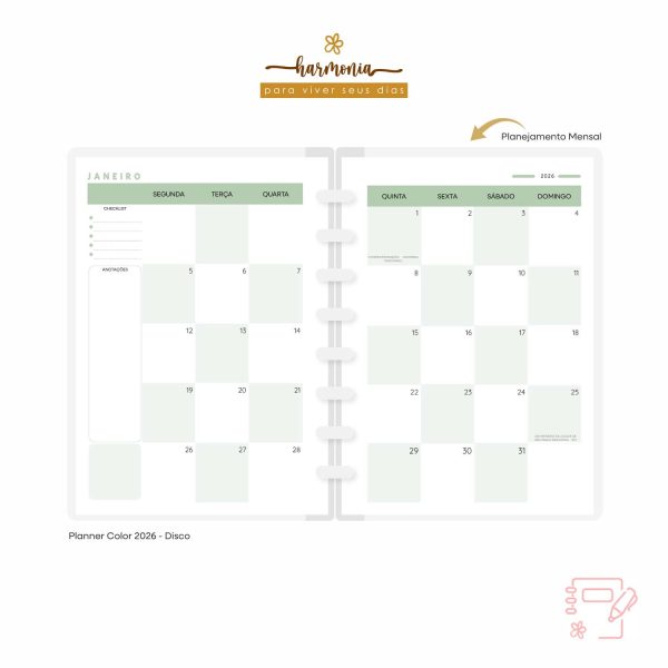 Planner Fichário em Couro - Harmonia - Color - Imagem 27