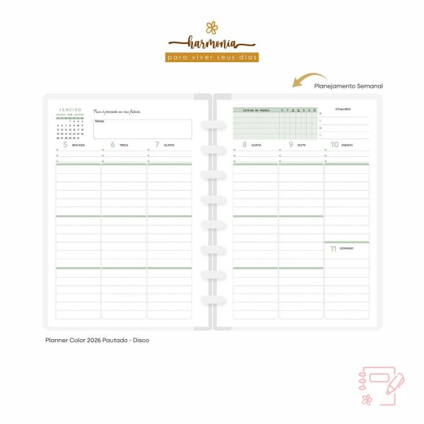 Planner Fichário em Couro - Harmonia - Color - Imagem 31