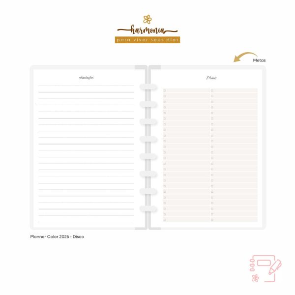 Planner Fichário em Couro - Harmonia - Color - Imagem 17