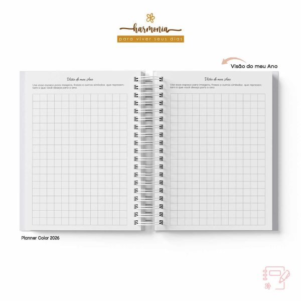 Planner Personalizado 2026 - Harmonia - Color - Imagem 21