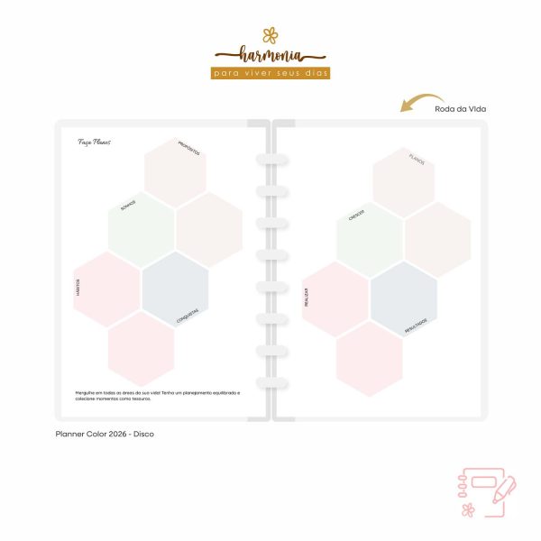 Planner Fichário em Couro - Harmonia - Color - Imagem 18