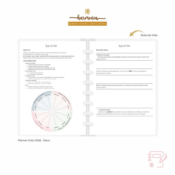 Planner Fichário em Couro - Harmonia - Color - Imagem 19