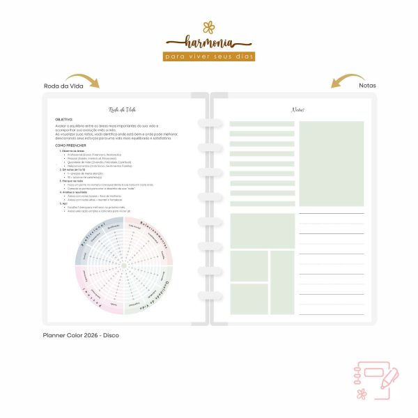 Planner Fichário em Couro - Harmonia - Color - Imagem 21