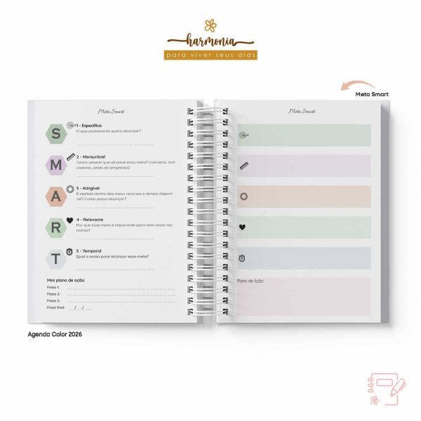 Agenda Personalizada 2026 - Harmonia - Color - Imagem 12