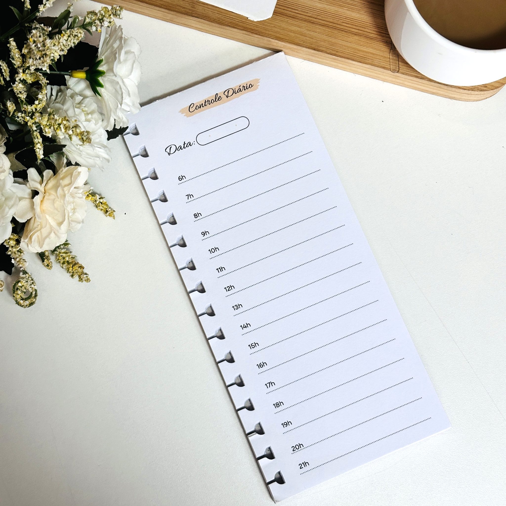 IMG_4905 Bloco de Controle Diário Furo Smart - Harmonia - Neutro - Imagem 1