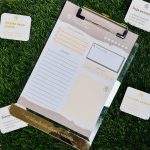 Prancheta em Acrílico Personalizada A5 - Harmonia - Neutro