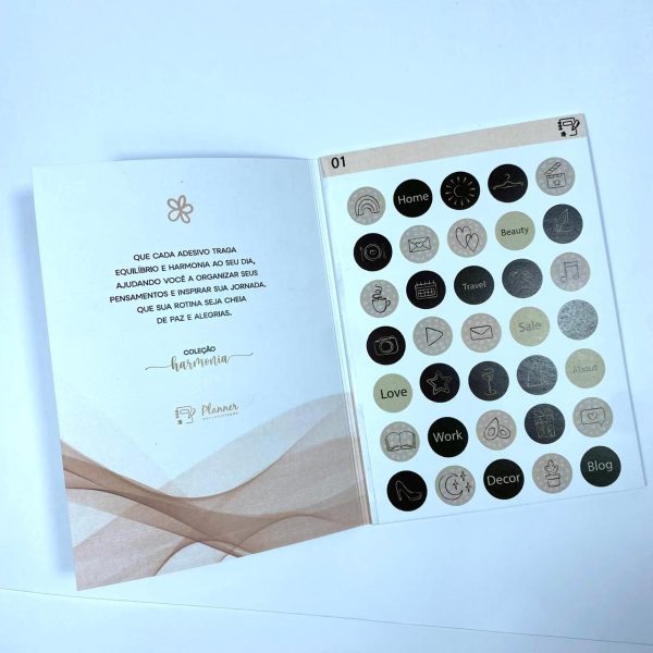 Planner de Discos Personalizado 2026 - Harmonia - Neutro - Imagem 7