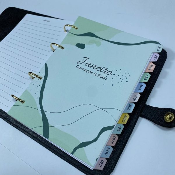 Planner Fichário em Couro - Harmonia - Color - Imagem 3