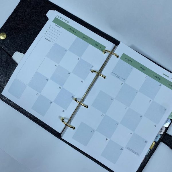 Planner Fichário em Couro - Harmonia - Color - Imagem 4
