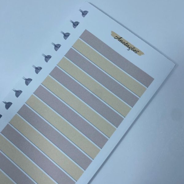 Bloco de Anotações Furo Smart - Harmonia - Neutro - Imagem 1